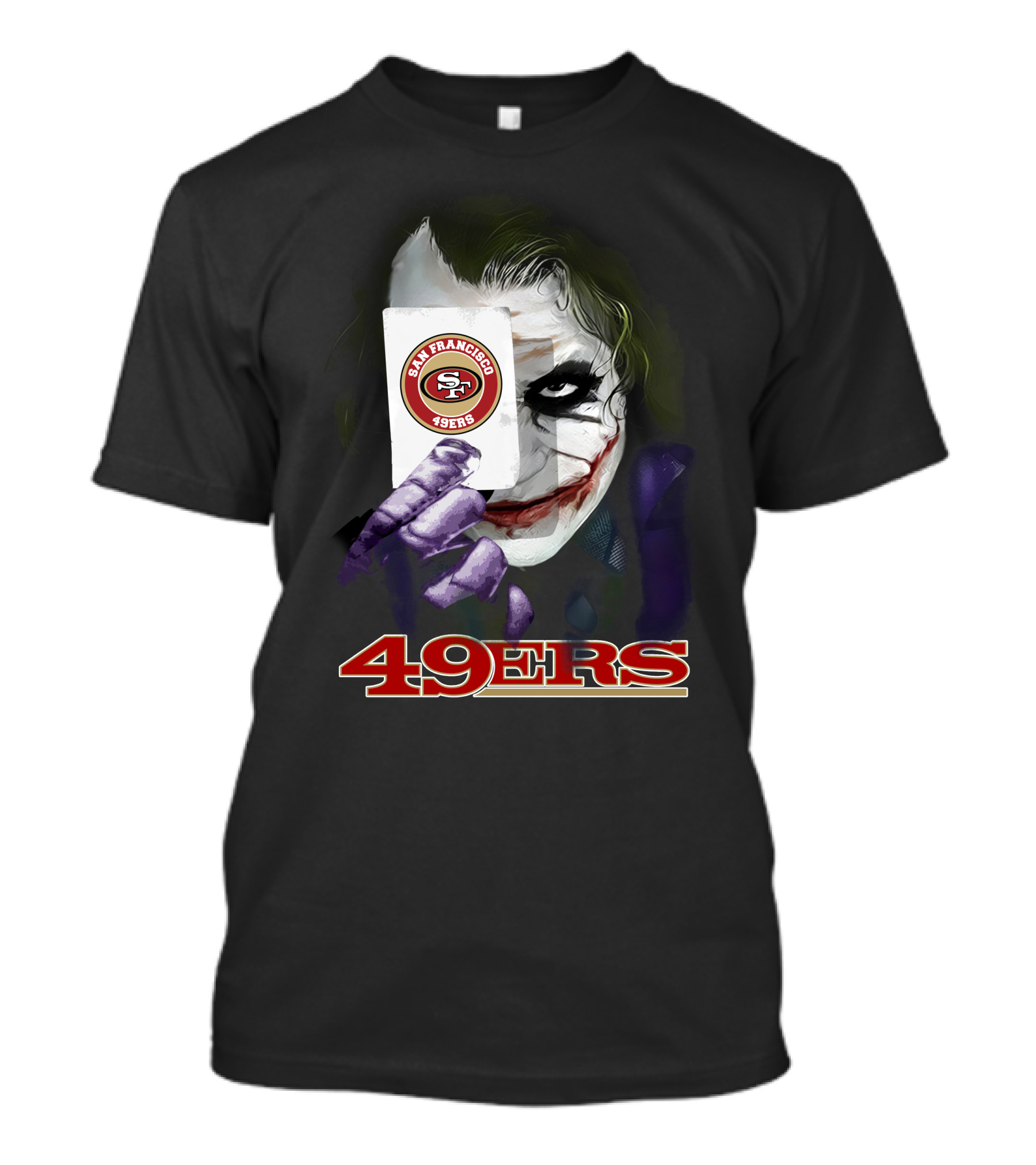 San Francisco 49ers Joker Playing Card T-Shirt