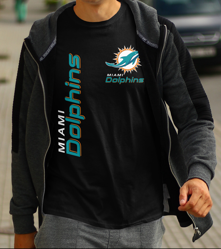 Miami Dolphins 10 Football Team T-Shirt