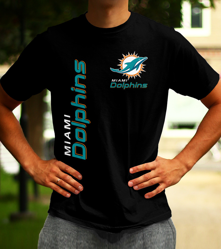 Miami Dolphins 10 Football Team T-Shirt