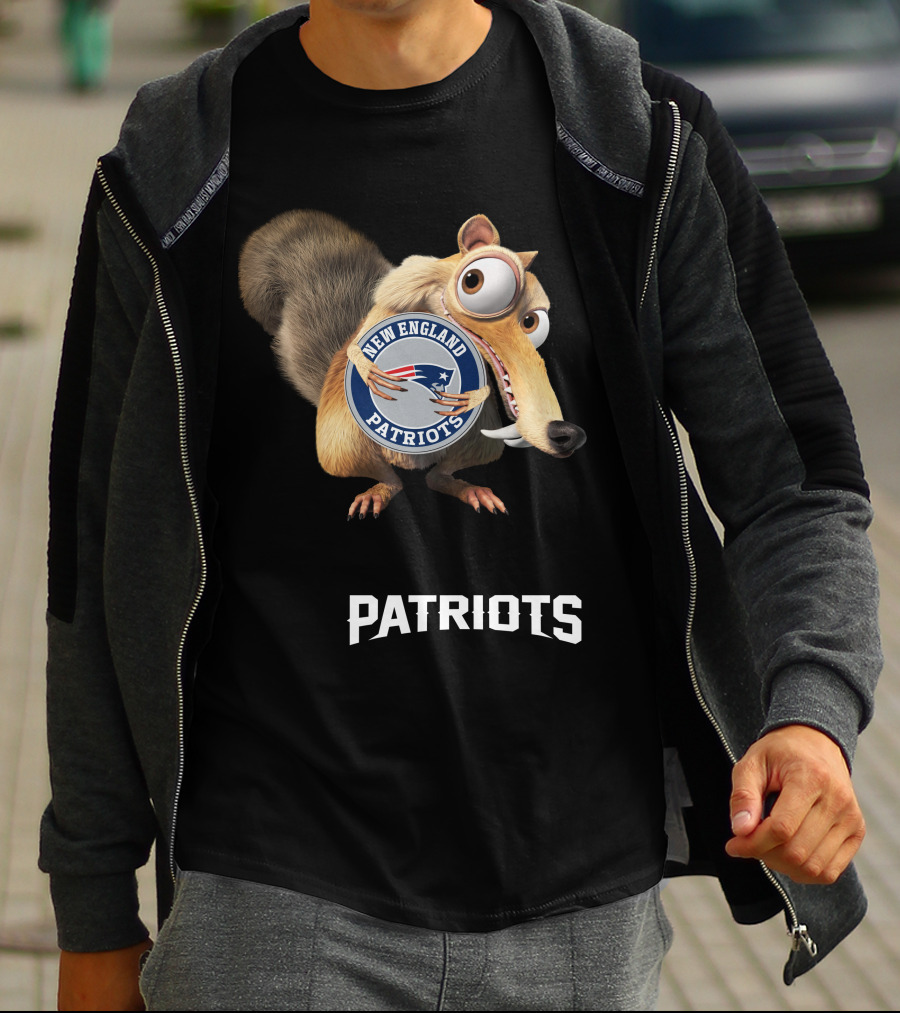 New England Patriots Scrat Fan Enthusiast T-Shirt
