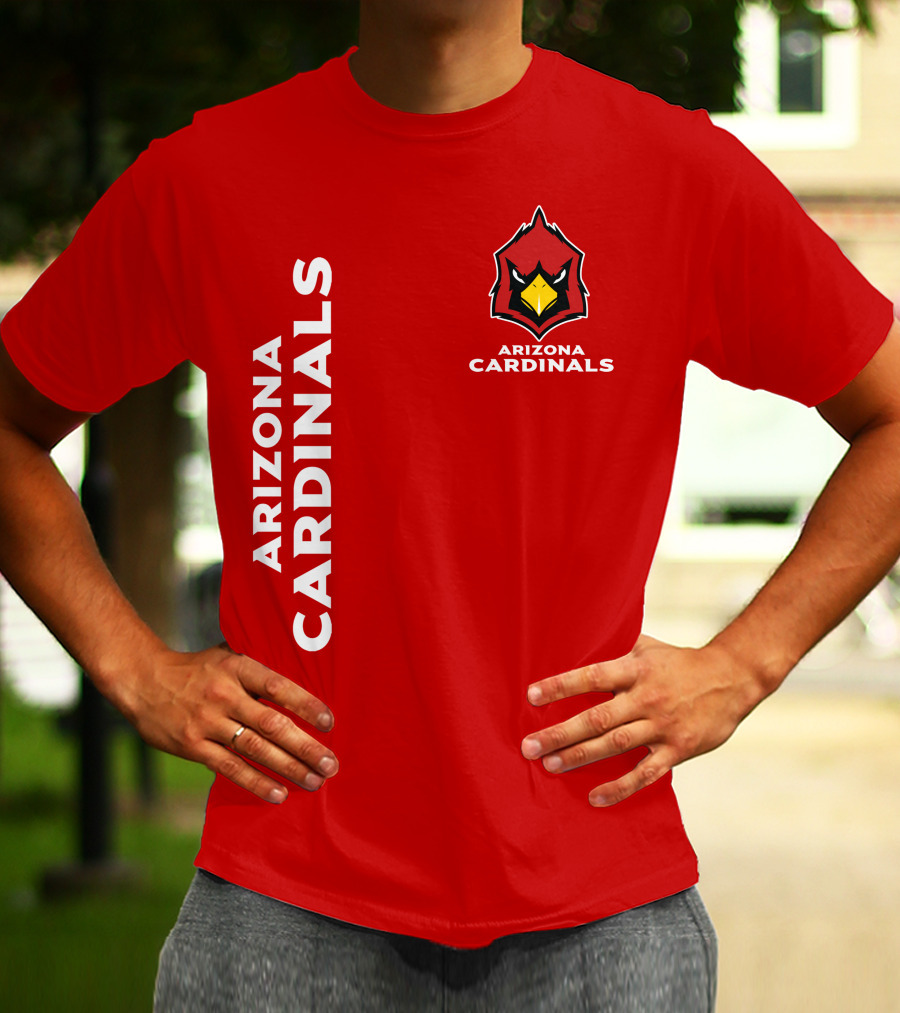 Arizona Cardinals Nfl Team Red Bold T-Shirt