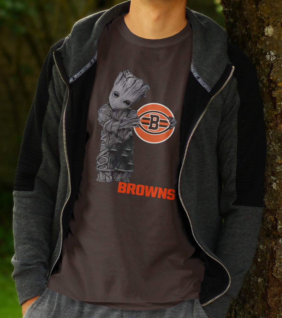 Browns Groot Meets Football Team Spirit T-Shirt