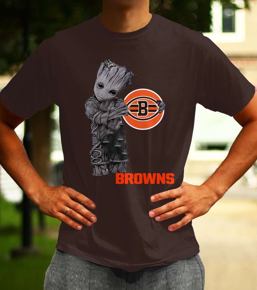 Browns Groot Meets Football Team Spirit T-Shirt
