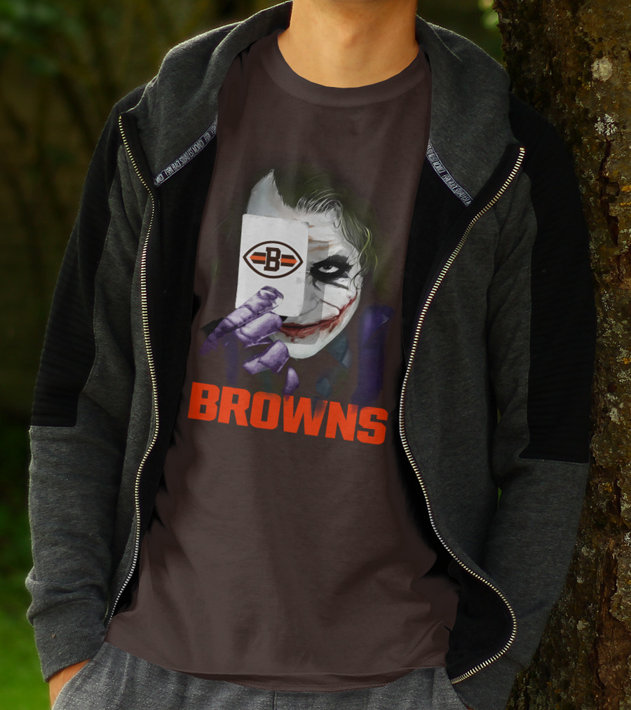 Browns Joker Card T-Shirt