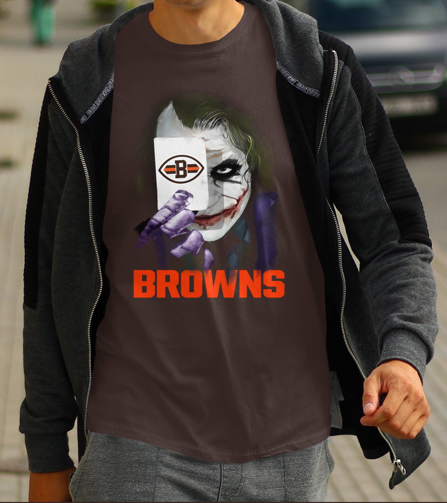 Browns Joker Card T-Shirt