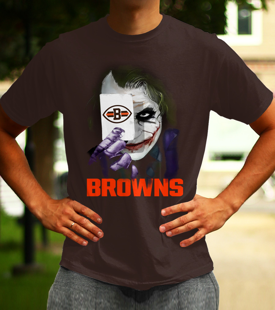 Browns Joker Card T-Shirt
