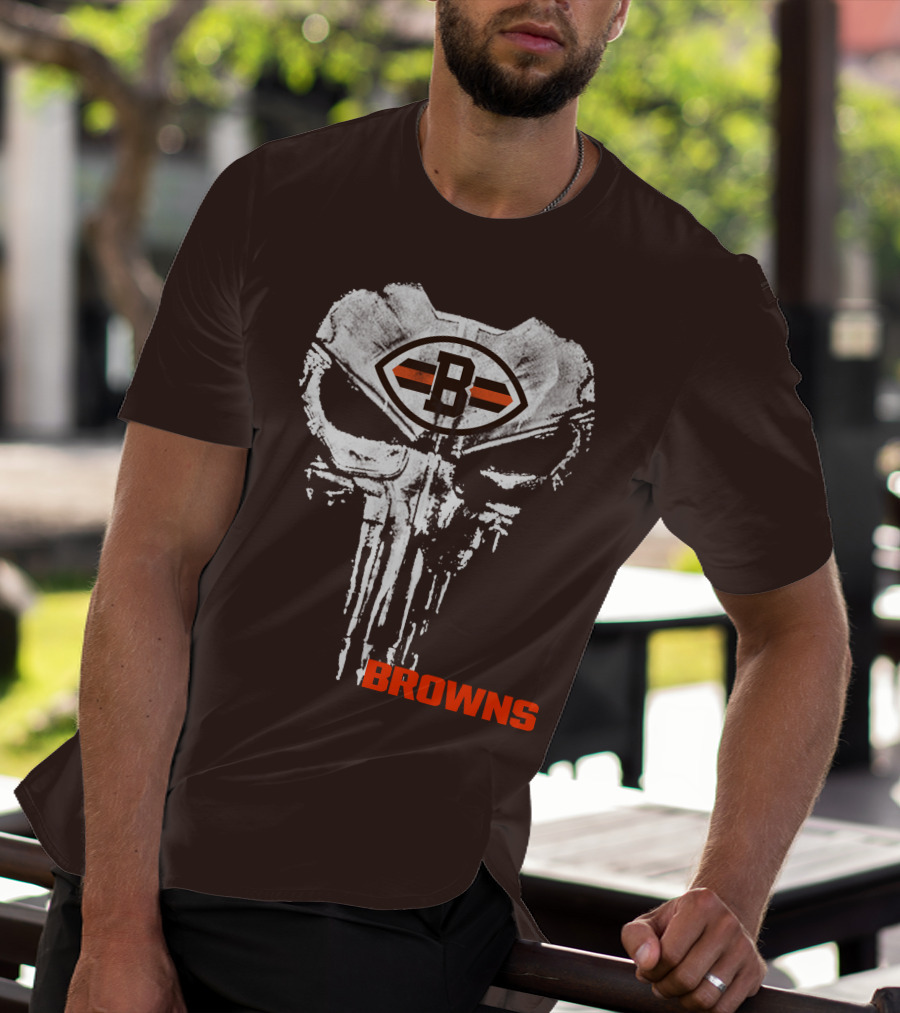Browns Skull Logo B T-Shirt