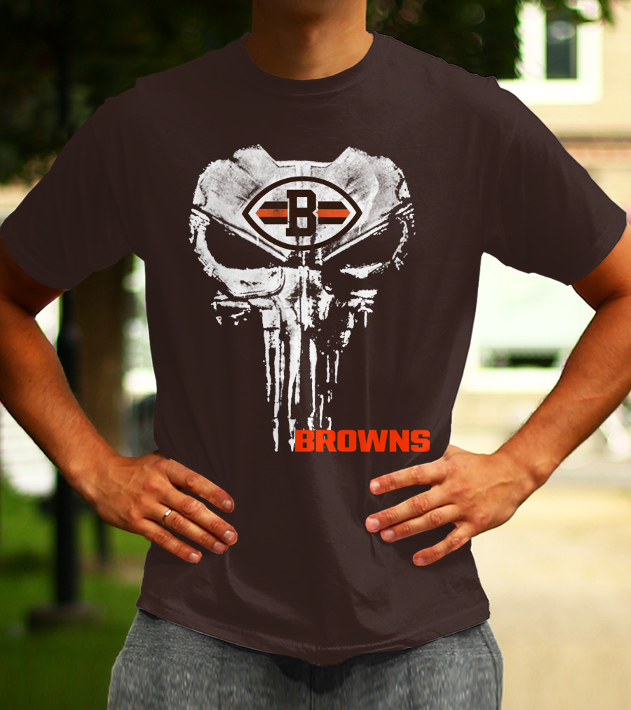Browns Skull Logo B T-Shirt