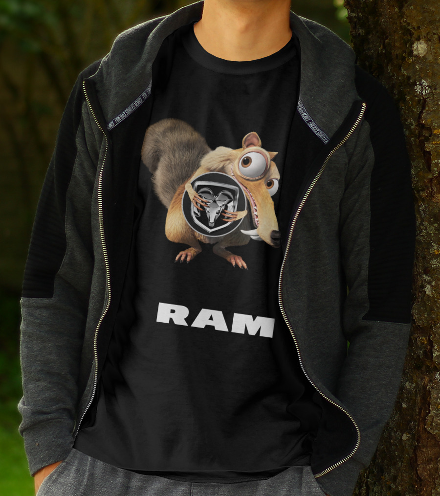 Scrat Ice Age Ram Logo T-Shirt