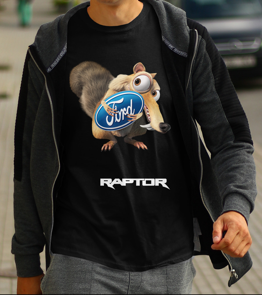 Ford Raptor 05 Scrat Holding T-Shirt