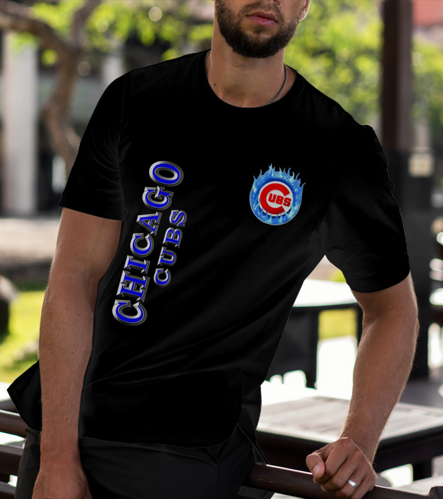 Chicago Cubs 03 Flame T-Shirt