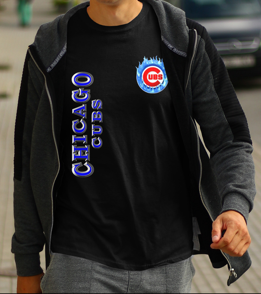 Chicago Cubs 03 Flame T-Shirt