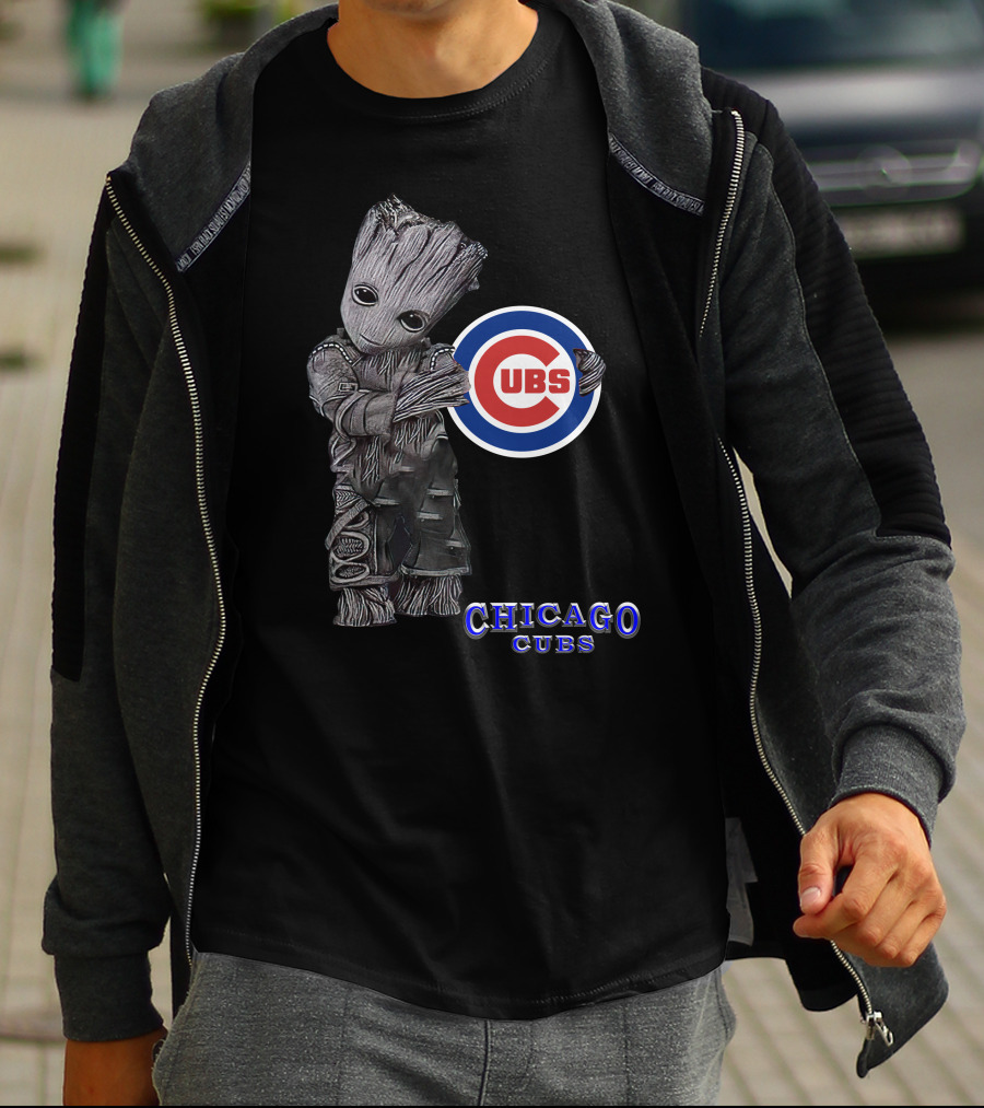 Chicago Cubs Groot Character T-Shirt