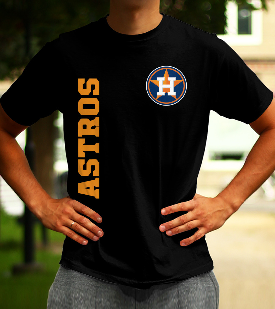 Astros Houston Logo Vertical T-Shirt