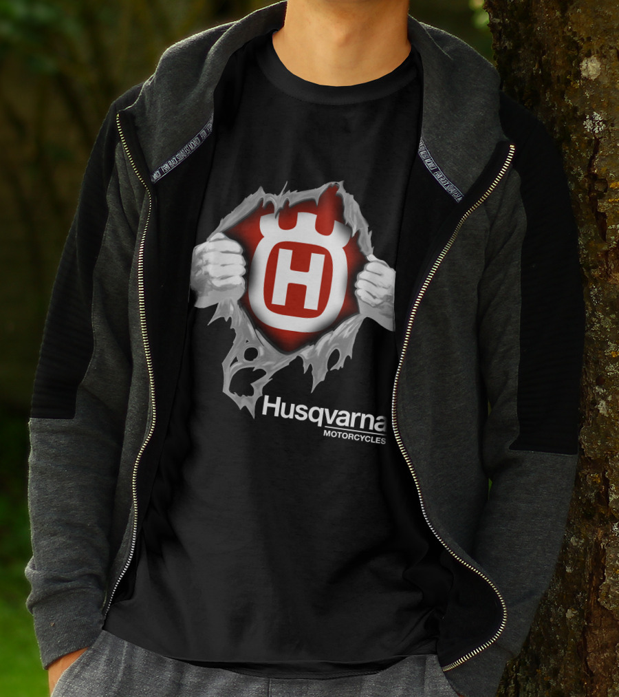 Husqvarna Motorcycles Iconic Emblem Unveiling T-Shirt