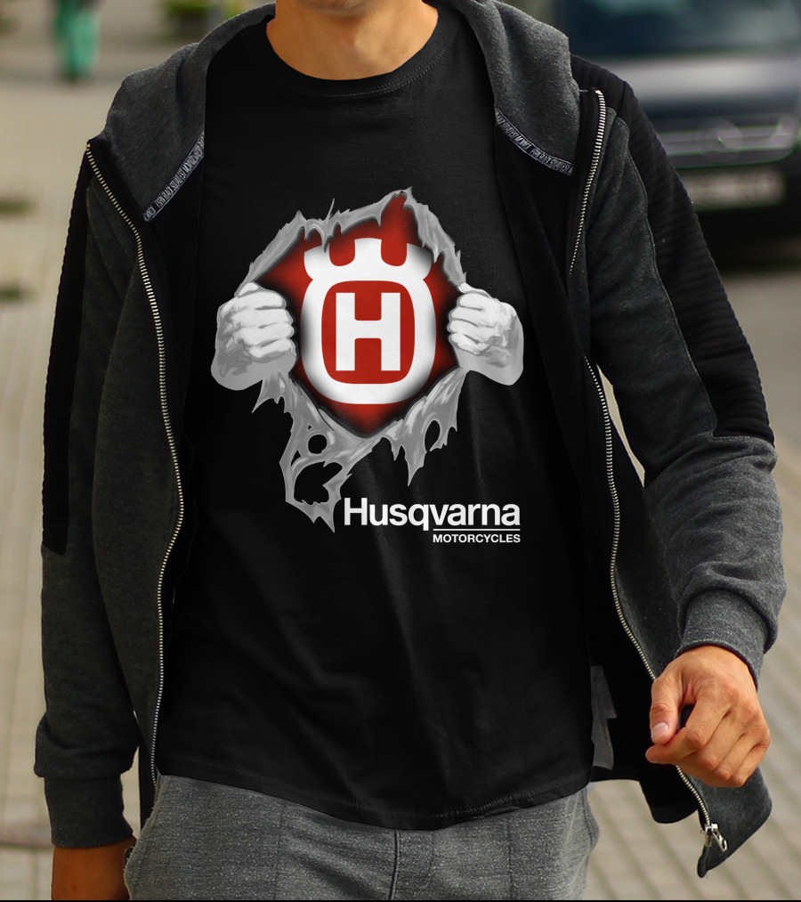 Husqvarna Motorcycles Iconic Emblem Unveiling T-Shirt