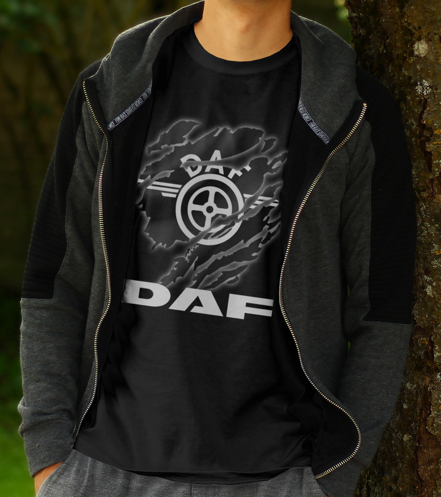 Daf Wheel Logo Claw Marks T-Shirt