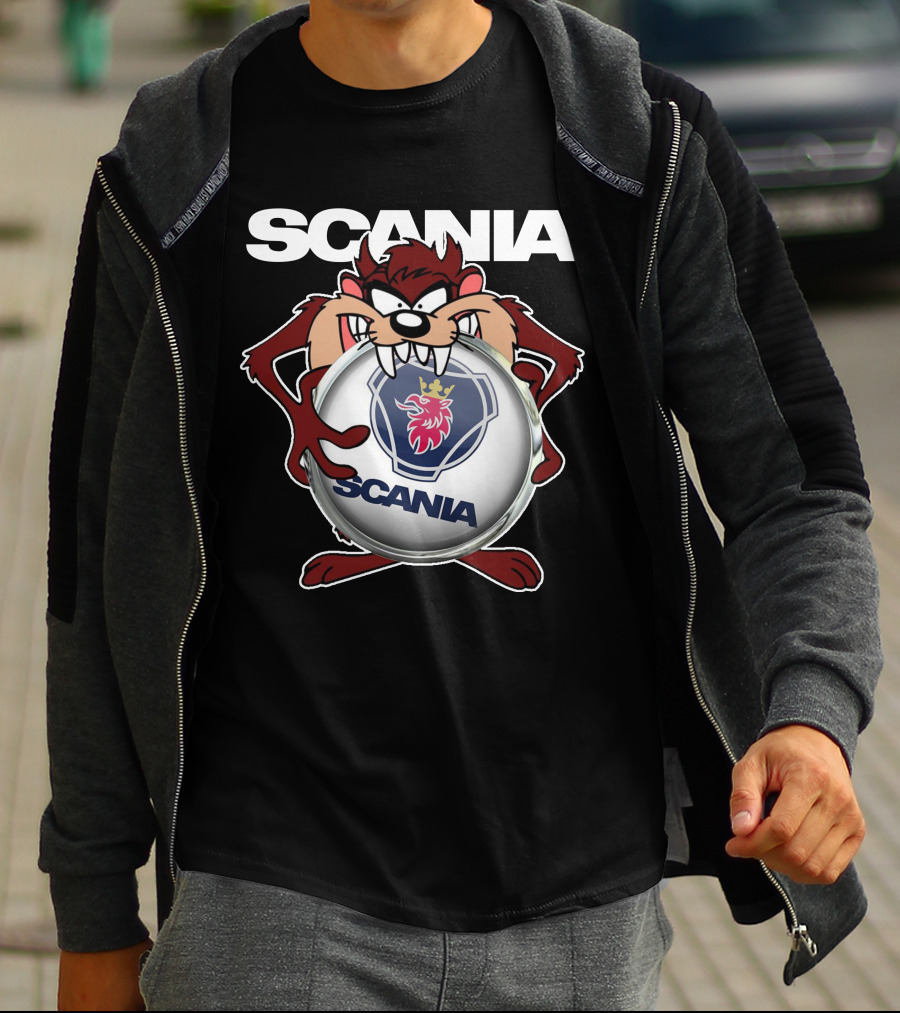 Scania Cartoon Character With Crown T-Shirt