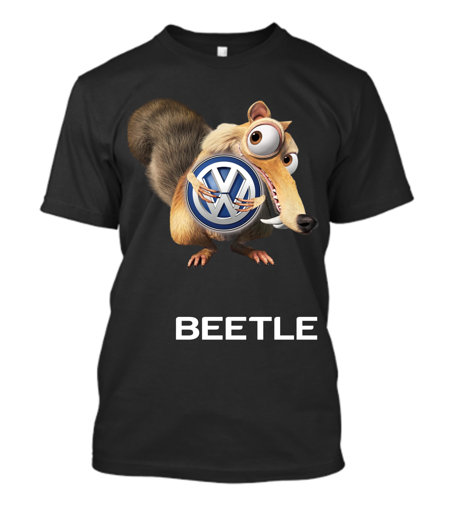 Beetle Volkswagen Scrat Holding Vw T-Shirt