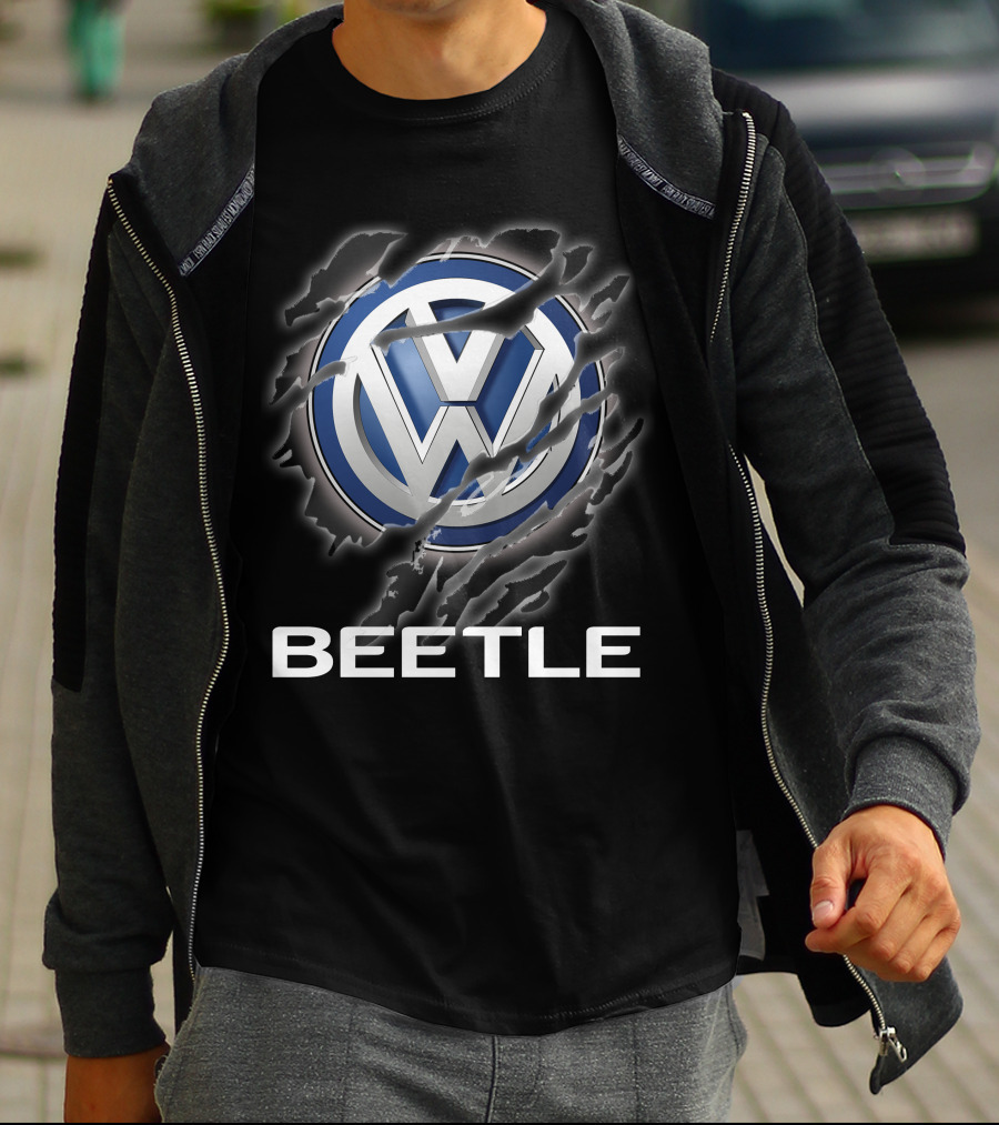 Volkswagen Beetle 04 Vintage Ripped T-Shirt