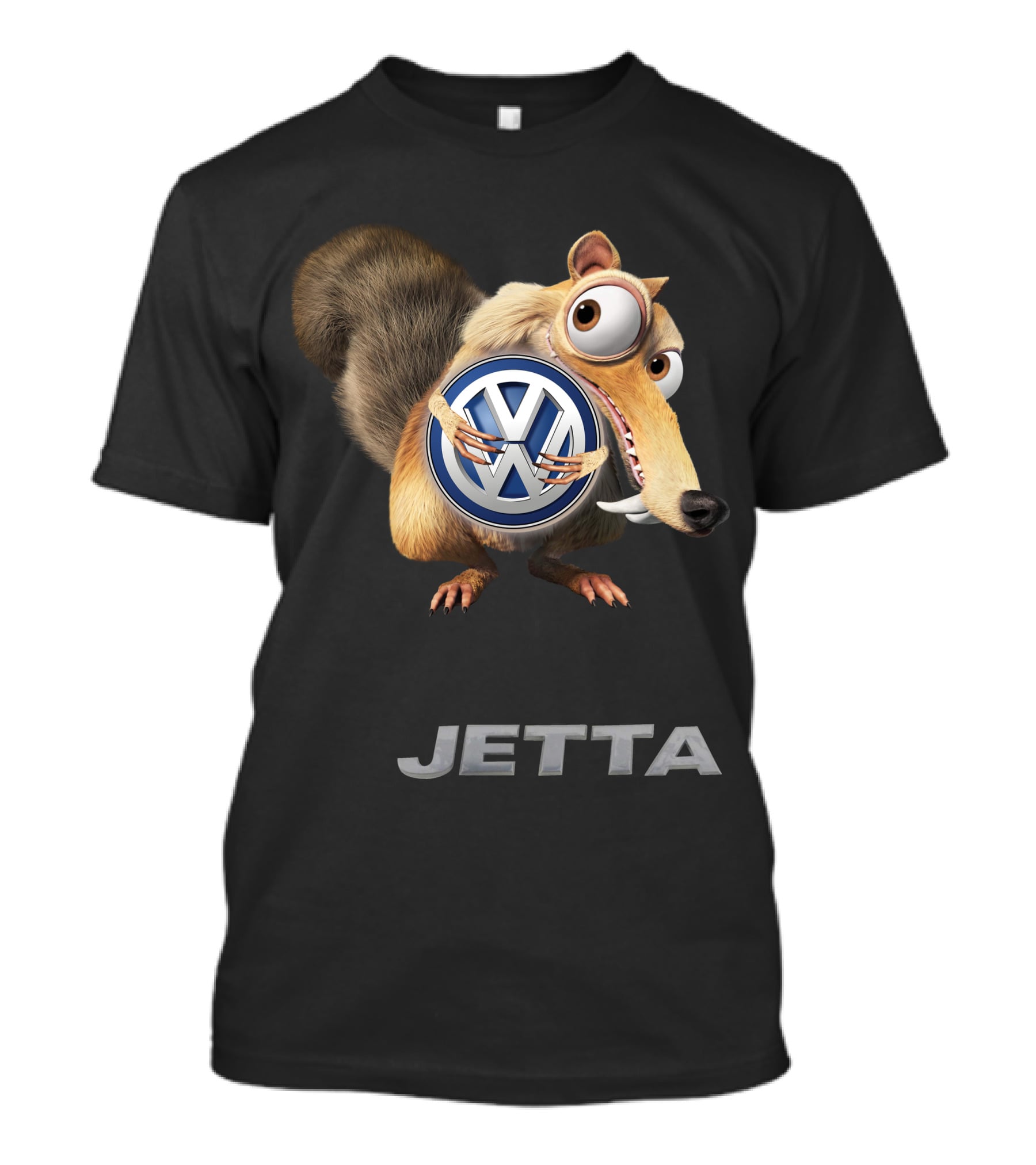 Jetta Volkswagen Ice Age Character Mashup T-Shirt