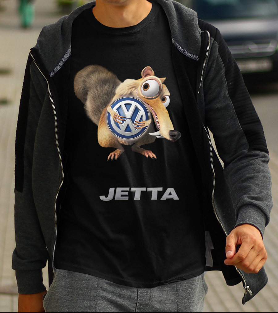 Jetta Volkswagen Ice Age Character Mashup T-Shirt