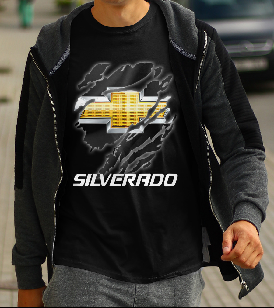 Silverado Chevrolet Logo Claw Mark T-Shirt