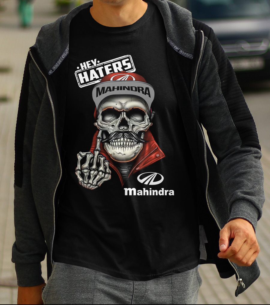 Hey Haters Mahindra Skull T-Shirt