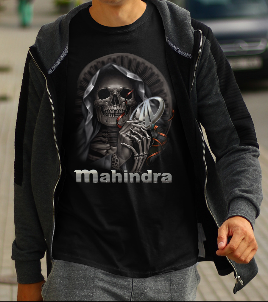 Mahindra Grim Reaper Holding T-Shirt