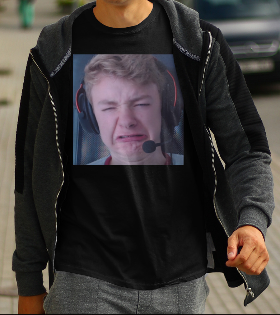 TommyInnit Meme Face Headset Expression Merch T-Shirt
