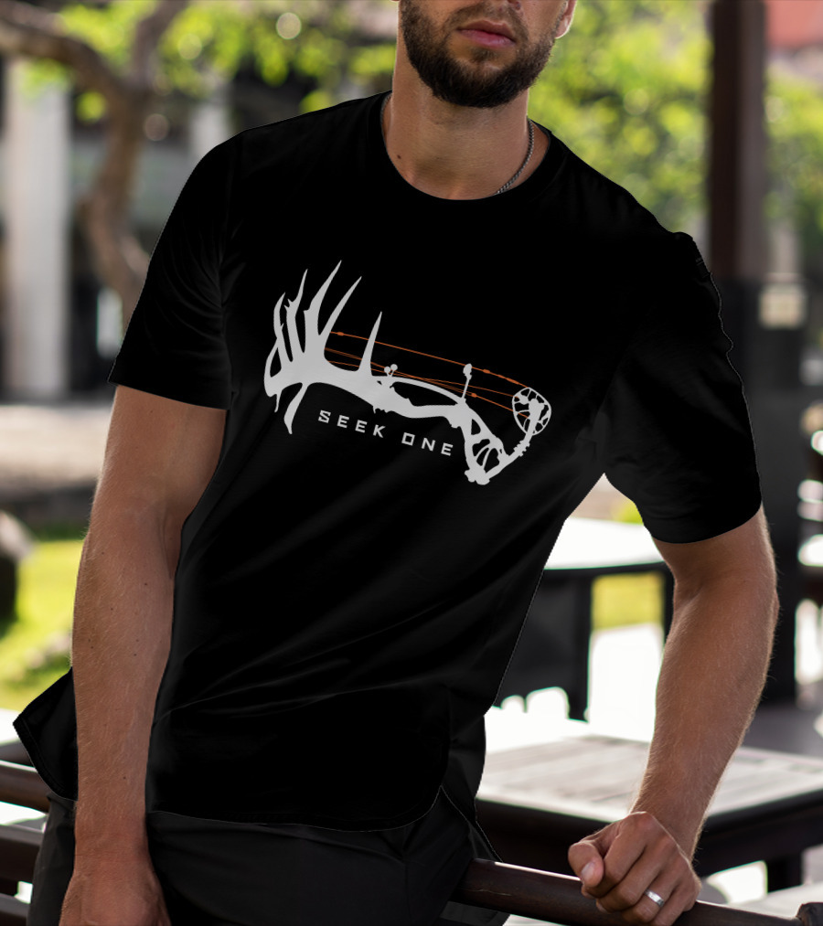 Seek One Antler Bow Hunter T-Shirt