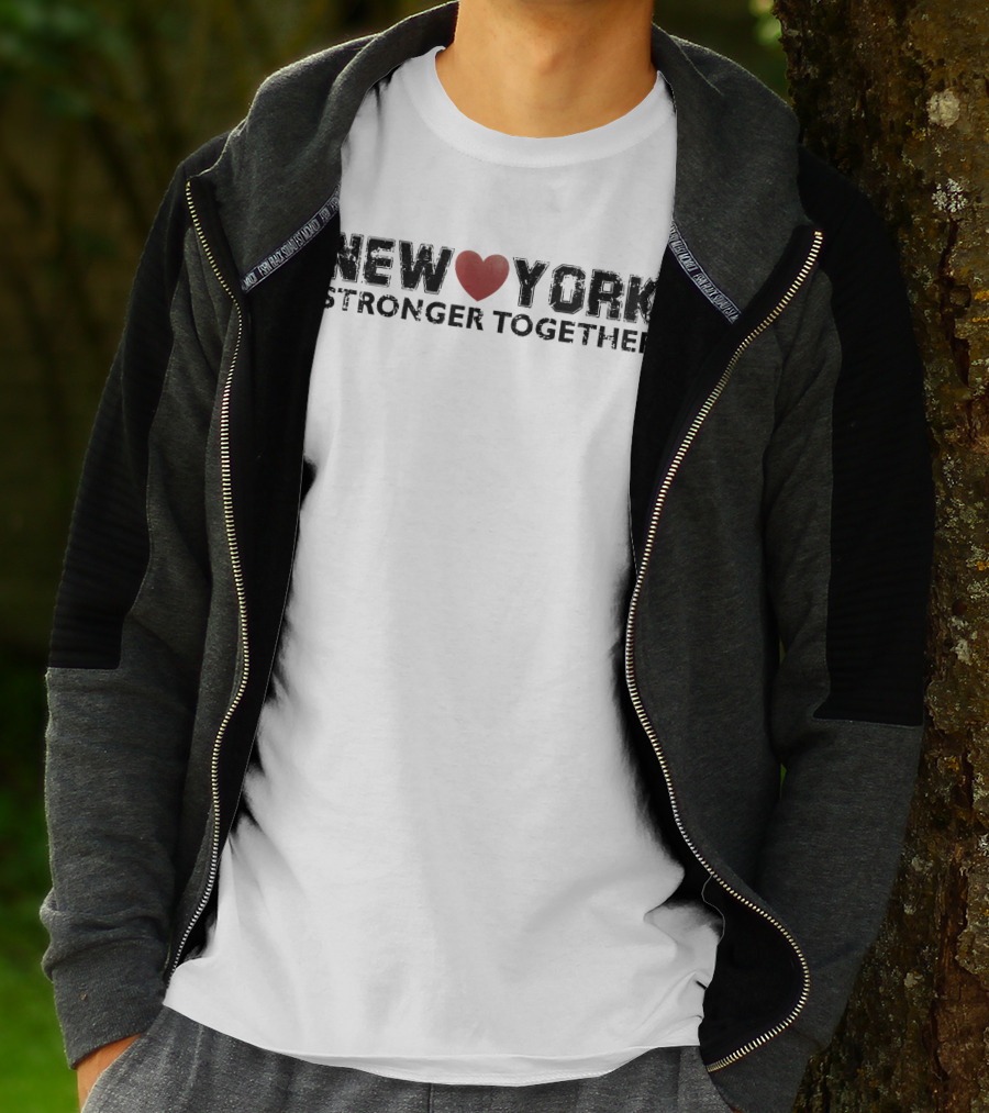 Rebecca Minkoff New York Heart Stronger Together T-Shirt