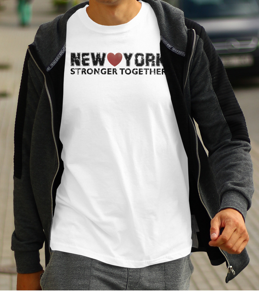 Rebecca Minkoff New York Heart Stronger Together T-Shirt