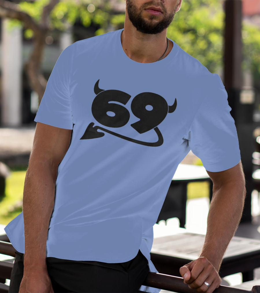 69 Devil Tail Horns King Princess Merch T-Shirt