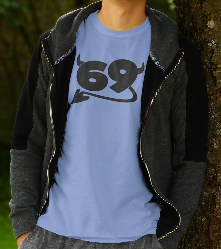 69 Devil Tail Horns King Princess Merch T-Shirt