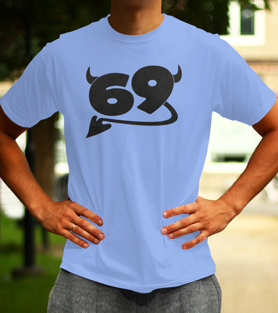 69 Devil Tail Horns King Princess Merch T-Shirt