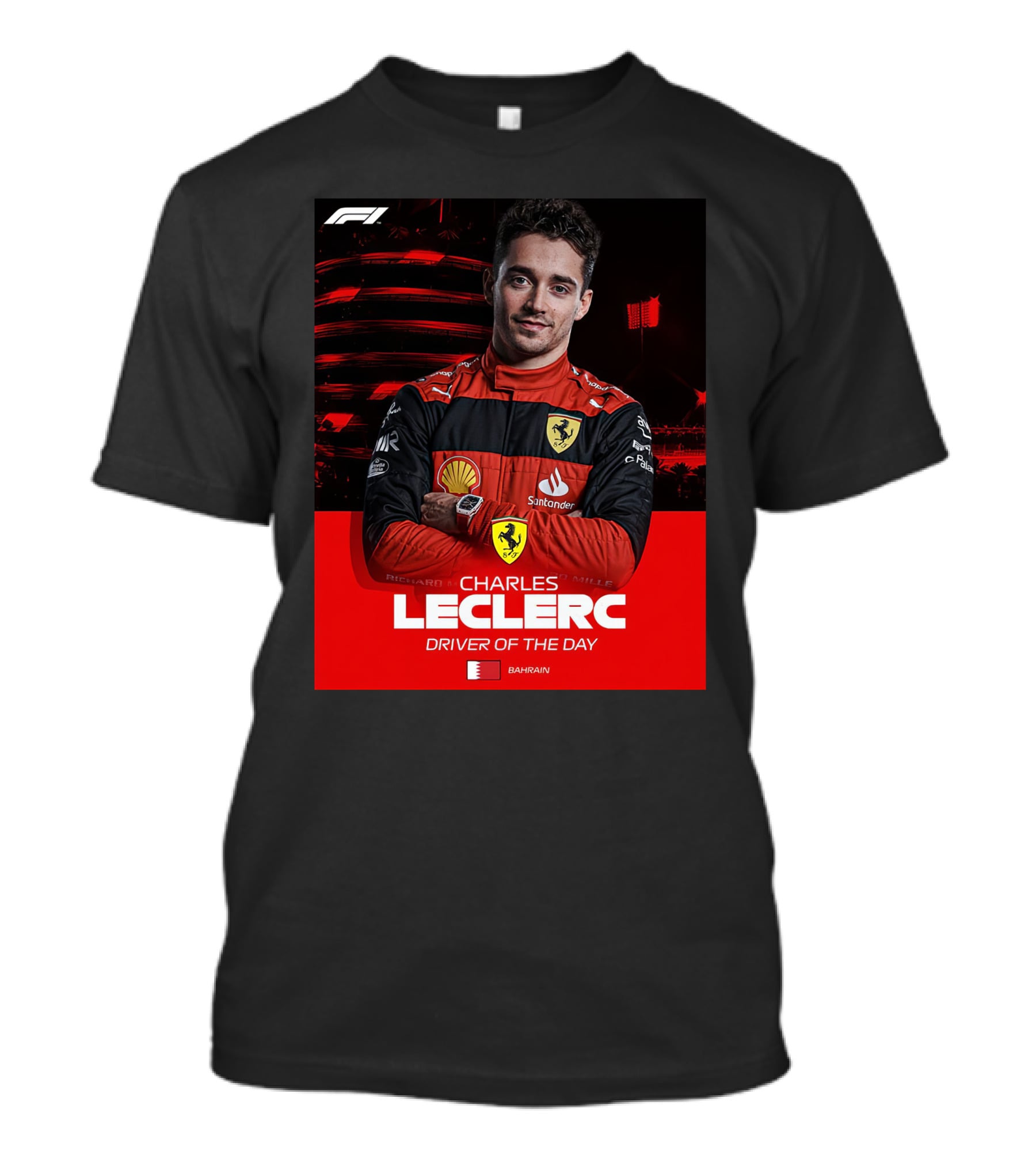 F1 Charles Leclerc Driver Of The Day Bahrain T-Shirt