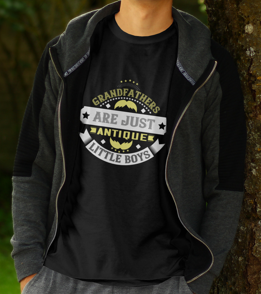 Grandfathers Are Just Antique Little Boys T-Shirt