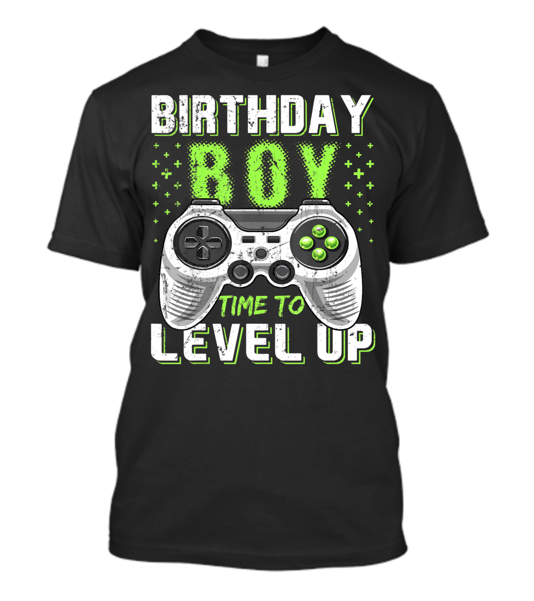 Birthday Boy Time To Level Up Video Game Controller Birthday T-Shirt