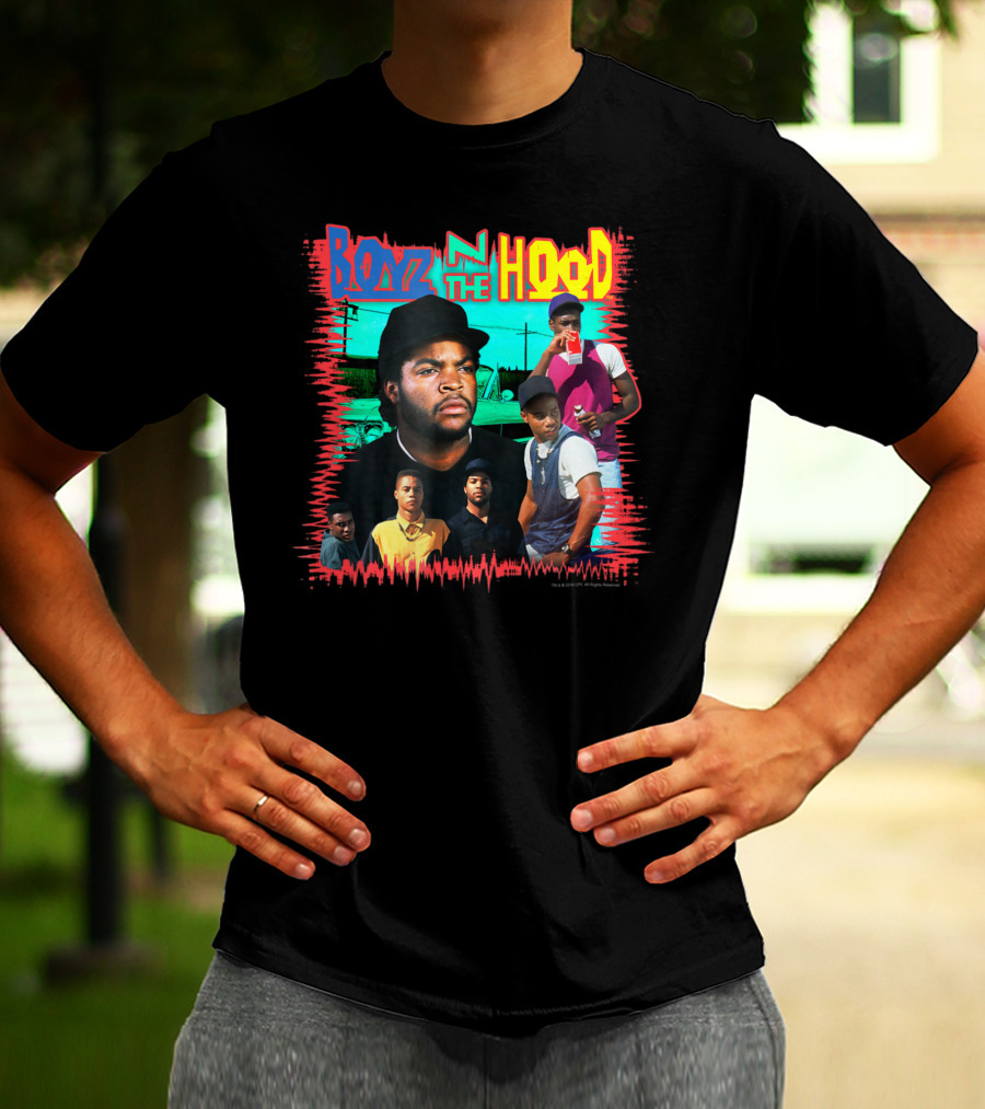 Boyz N The Hood Movie Characters And Scenes Compilation T-Shirt