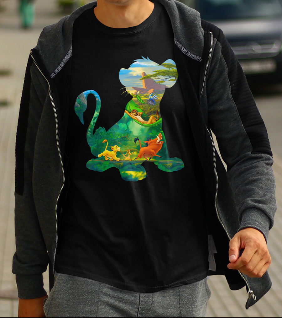 Disney Lion King Simba Pumbaa Timon Adventure T-Shirt