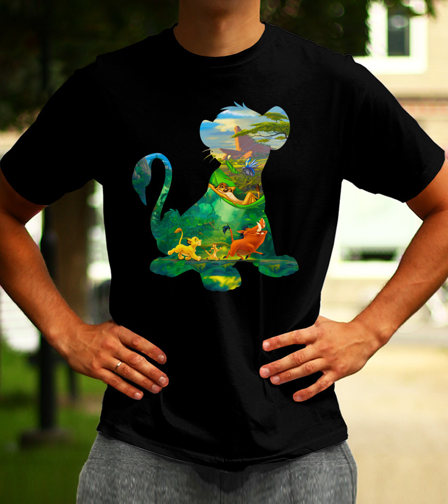 Disney Lion King Simba Pumbaa Timon Adventure T-Shirt