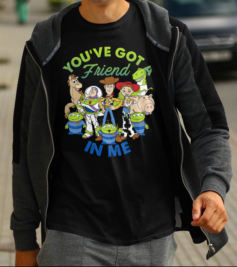 You've Got A Friend In Me Disney Pixar Toy Story Character Group T-Shirt