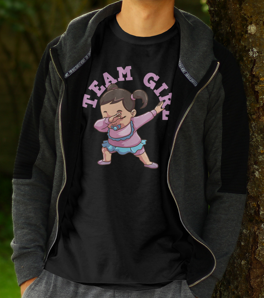 Team Girl Dab Baby Reveal T-Shirt