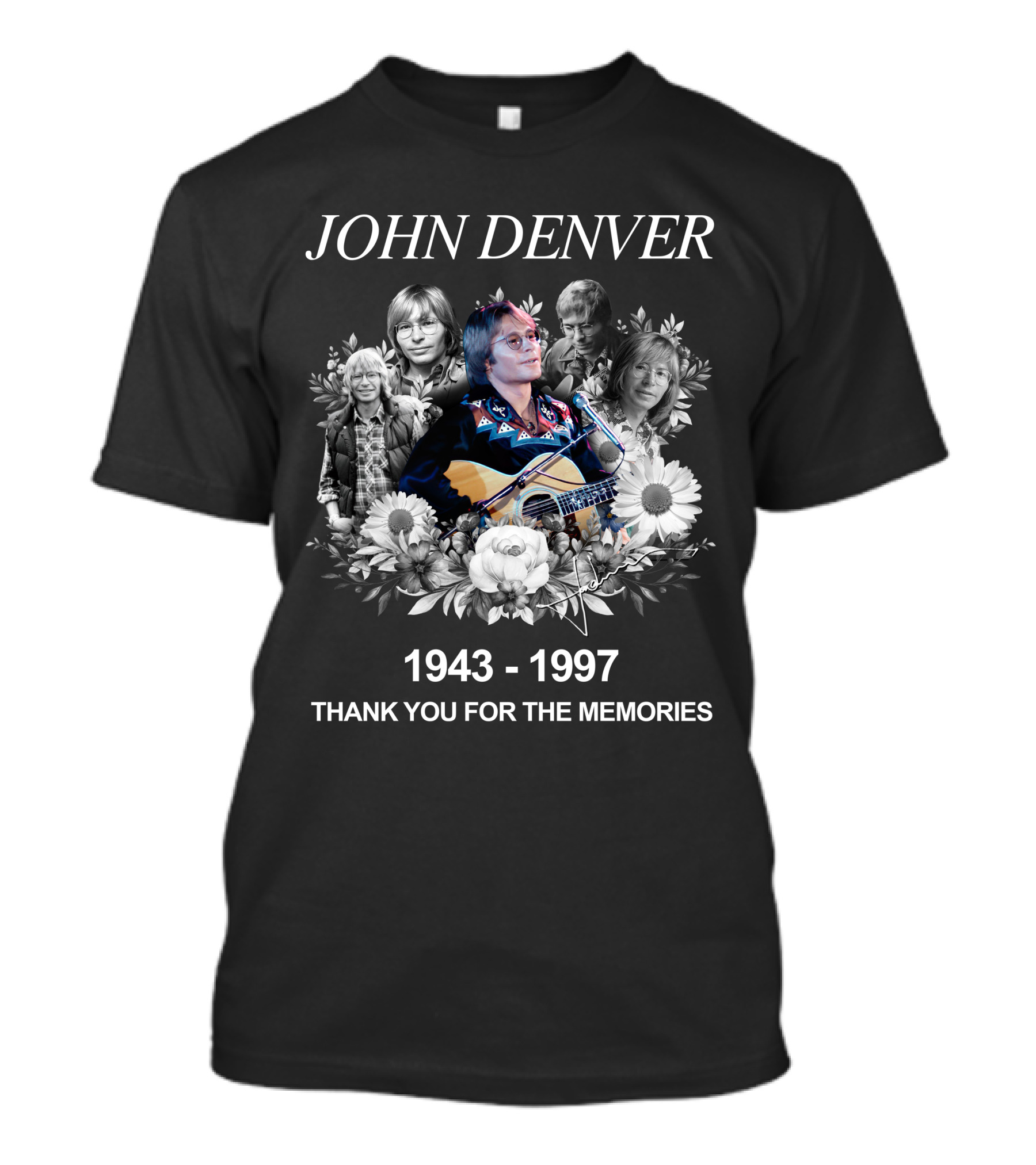 John Denver 1943-1997 Thank You For The Memories T-Shirt