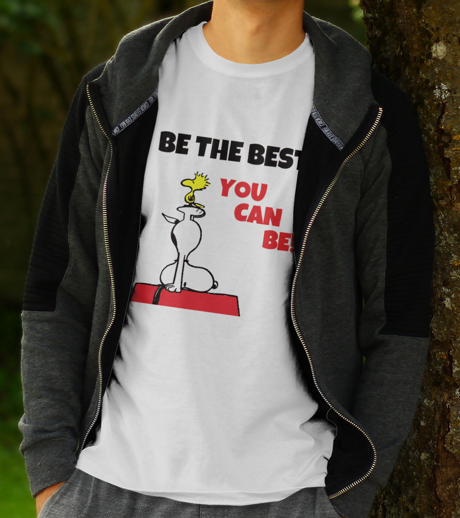Be The Best You Can Be Snoopy And Woodstock T-Shirt