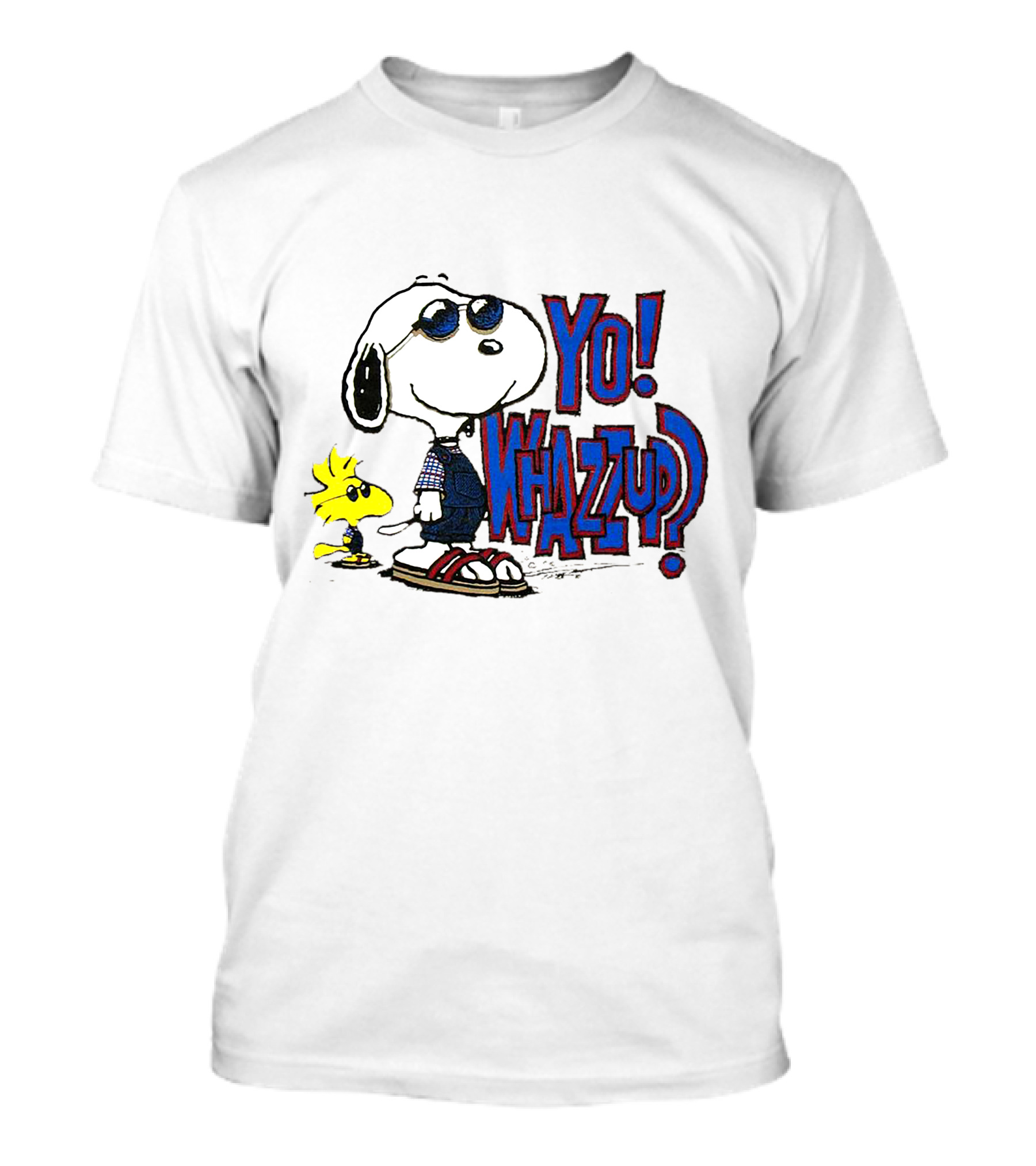 Yo Whazzup Snoopy Woodstock T-Shirt