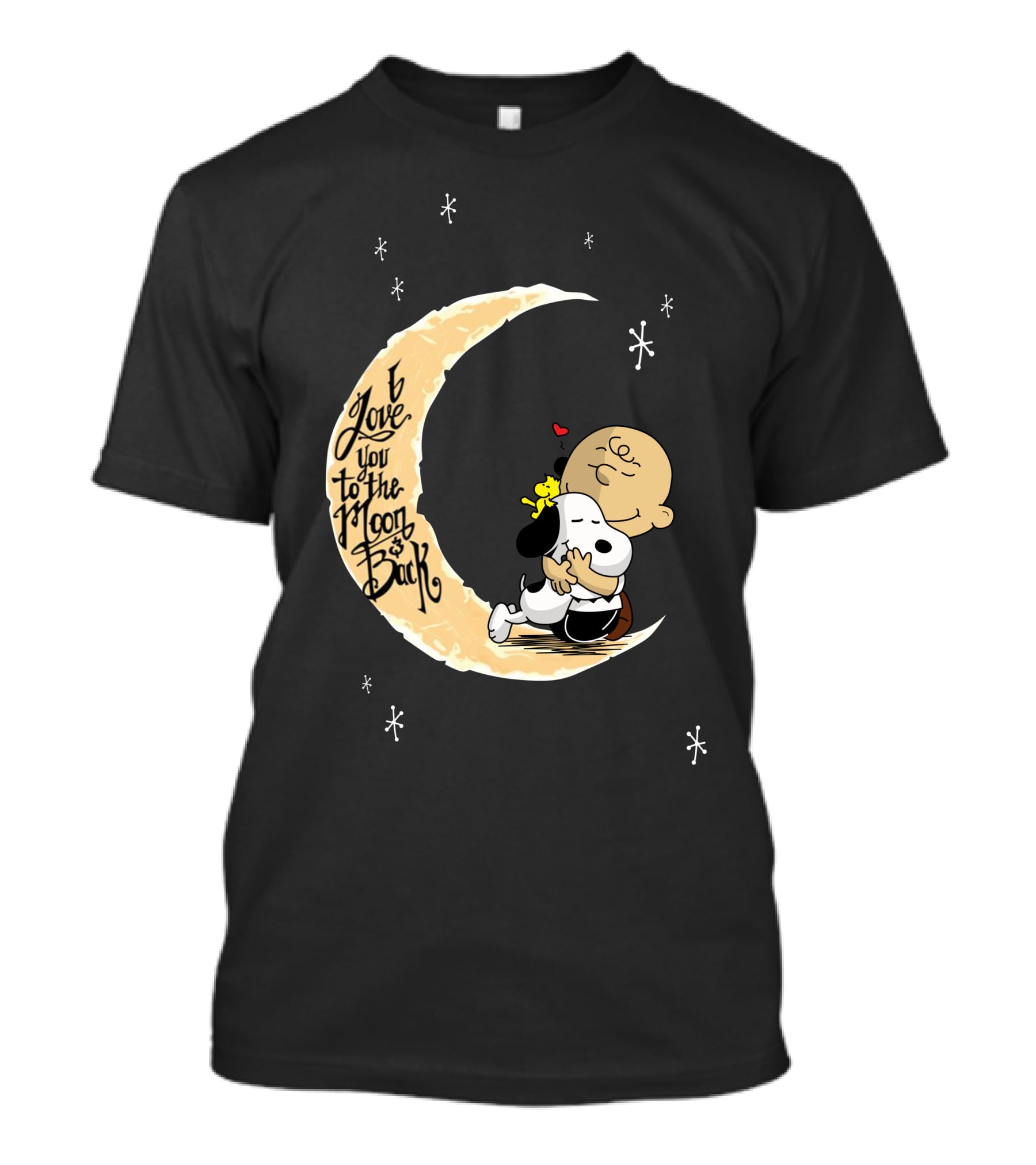 I Love You To The Moon And Back Lovemoonsnop Hugging Scene T-Shirt