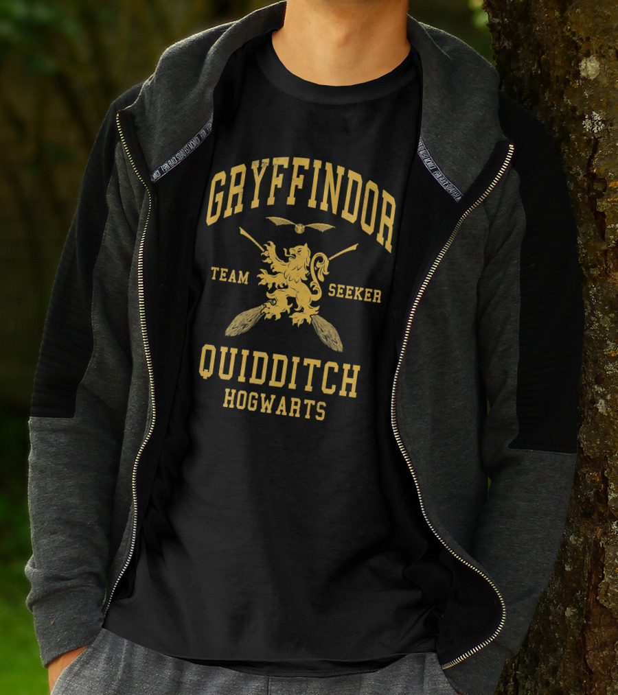 Gryffindor Team Seeker Quidditch Hogwarts Only Today T-Shirt