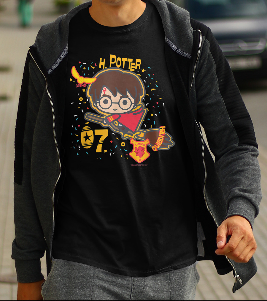 H Potter Gryffindor Seeker Quidditch T-Shirt